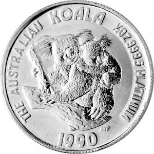 Koala 1/2oz Platin - div. Jahre diff.