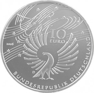 10 EUR Gedenkmünze Deutschland 16,65g Silber 2002 - 2010