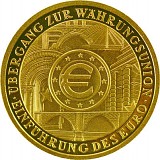 100 Euro 1/2oz Gold - 2002 Währungsunion