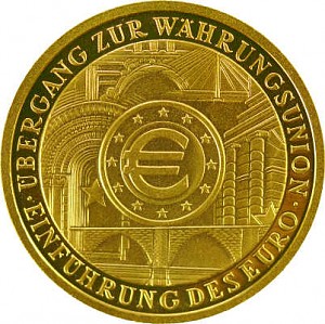100 Euro 1/2oz Gold - 2002 Währungsunion