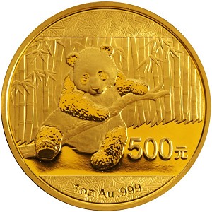 China Panda 1oz Gold - 2014