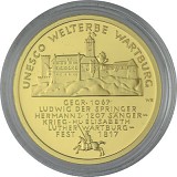 100 Euro 1/2oz Gold - 2011 Wartburg