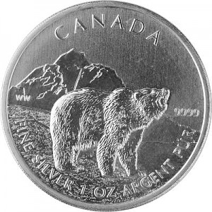 Wildlife Grizzly 1oz Silber - 2011