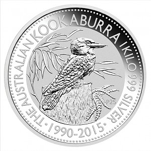 Kookaburra 1kg Silber - 2015
