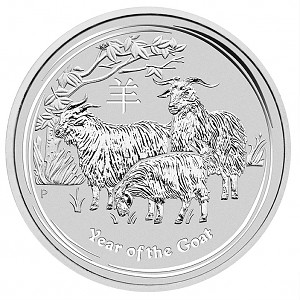 Lunar II Ziege 1kg Silber - 2015