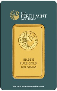 Goldbarren 100g - Perth Mint