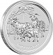 Lunar II Ziege 10oz Silber - 2015