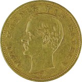 20 Mark Kaiserreich Otto von Bayern 7,16g Gold