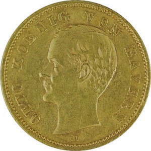 10 Mark Kaiserreich diverse 3,58g Gold B-Ware