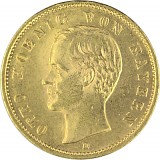 20 Mark König Otto von Bayern 7,16 Gold (1895 - 1913)