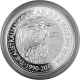 Kookaburra 10oz Silber - 2015