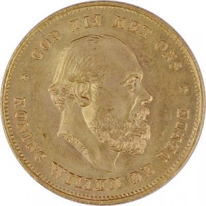 10 Gulden Willem III. 6,05g Gold