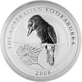Kookaburra 10oz Silber - 2008