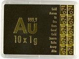 Goldbarren - Tafelbarren - CombiBar 10g (10x 1g)