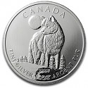 Sammlerstücke: Wildlife Serie aus Kanada, Wolf 1 oz Silber 2011
